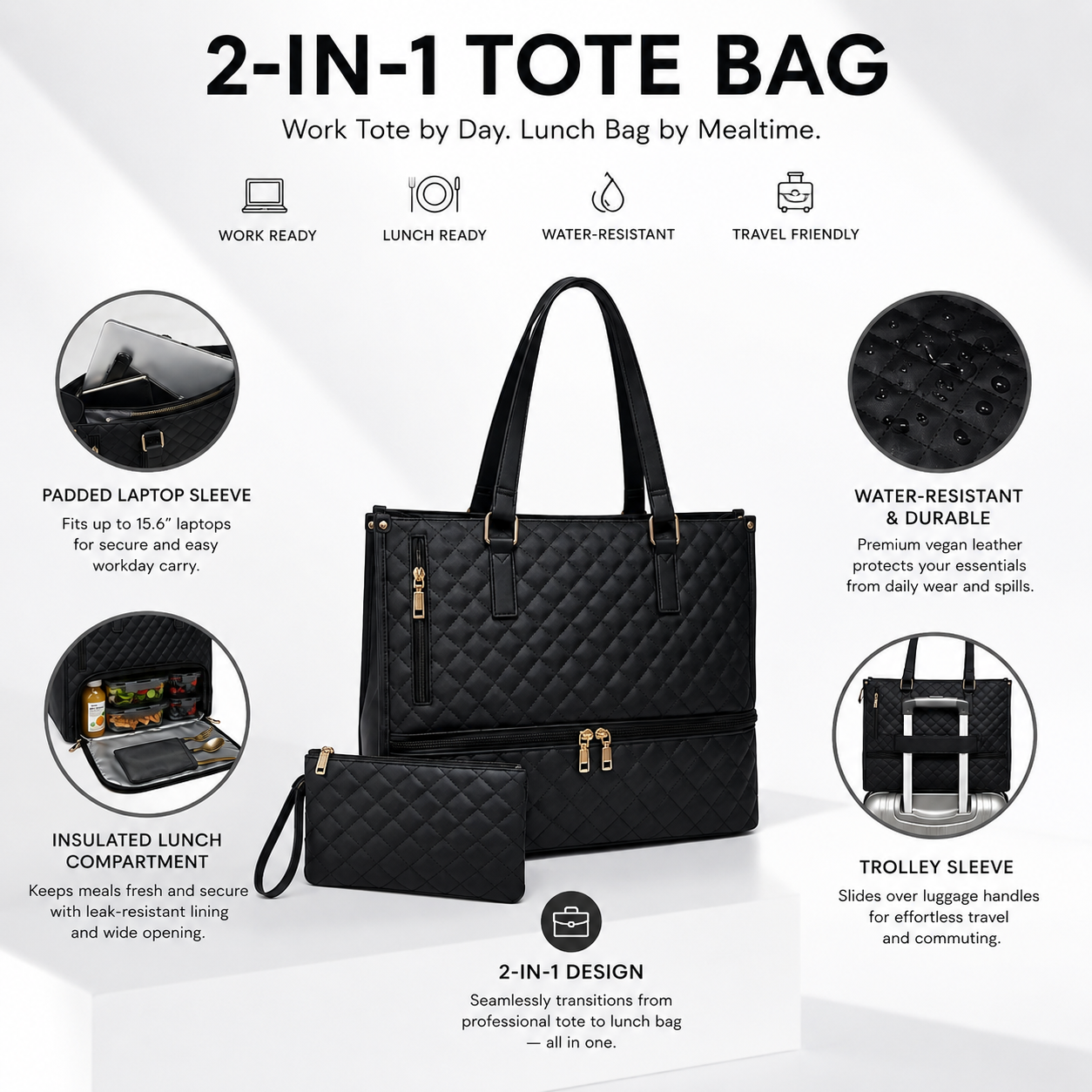 GoPack™ - 2 in 1 Tote Bag
